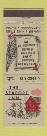 Matchbook Cover - The Seaport Inn Alexandria VA