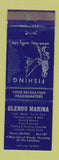Matchbook Cover - Glendo Marina Fishing Cafe Motel Glendo WY