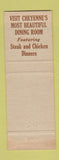 Matchbook Cover - Trail Coffee Shop Cheyenne WY