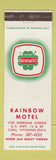 Matchbook Cover - Rainbow Motel Cody WY Superior Motels