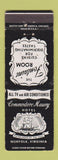 Matchbook Cover - Commodore Maury Hotel Norfolk VA