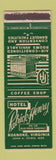 Matchbook Cover - Hotel Patrick Henry Roanoke VA WEAR