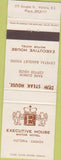 Matchbook Cover - Executive House Victoria BC Canada