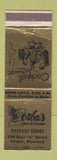 Matchbook Cover - Zorba's Bar Lounge Liquor Casper WY