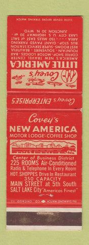 Matchbook Cover - Covey's Little America Granger WY Salt Lake City UT