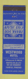 Matchbook Cover - Westwood Motel Fairfax VA