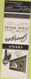 Matchbook Cover - George's Steak House Windsor ON Canada