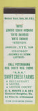 Matchbook Cover - Sweet Creek Farms restaurant motel Colonial Heights VA