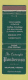 Matchbook Cover - The Cartwrights Ponderosa Delaplane VA WEAR