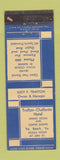 Matchbook Cover - Trafton Chalfonte Hotel Virginia Beach VA WEAR