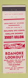 Matchbook Cover - Roanoke Lookout Motor Lodge Bent Mountain VA