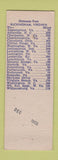 Matchbook Cover - Buckingham Tourist Court Buckingham Court House VA