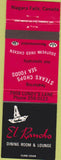 Matchbook Cover - El Rancho Niagara Falls Canada Fried Chicken