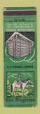 Matchbook Cover - Virginian Hotel Lynchburg VA WEAR