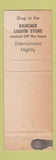 Matchbook Cover - The Rancher Jackson Hole WY