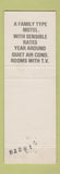 Matchbook Cover - Bassett Motel Williamsburg VA WEAR
