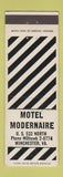 Matchbook Cover - Motel Modernaire Winchester VA