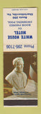 Matchbook Cover - White House Motel Charlottesville VA