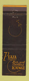 Matchbook Cover - Plaza Bar and Lounge Laramie WY