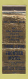 Matchbook Cover - Frontier Motel Cheyenne WY WEAR