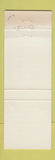 Matchbook Cover - Western Motel Gillette WY WORN