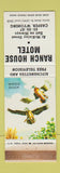Matchbook Cover - Ranch House Motel Casper WY WORN