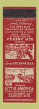 Matchbook Cover - Covey's Little America Granger WY Salt Lake City UT WEAR