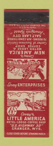 Matchbook Cover - Covey's Little America Granger WY Salt Lake City UT WEAR