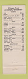 Matchbook Cover - Silver Spur Restaurant Jackson Hole WY