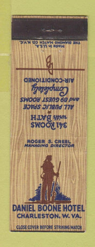 Matchbook Cover - Daniel Boone Hotel Charleston WV