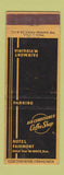 Matchbook Cover - Hotel Fairmont Fairmont WV WEAR