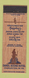 Matchbook Cover - Daniel Boone Hotel Charleston WV