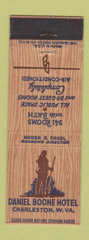 Matchbook Cover - Daniel Boone Hotel Charleston WV
