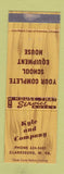 Matchbook Cover - Kyle and Company School Supply Clarksburg WV WEAR