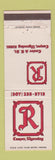 Matchbook Cover - R Casper WY WEAR