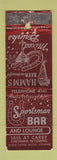Matchbook Cover - Sportsman Bar Lounge Cheyenne WY WORN