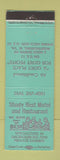 Matchbook Cover - Shady Rest Motel Restaurant Martinsburg WV