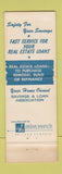 Matchbook Cover - Goleta Savings and Loan CA