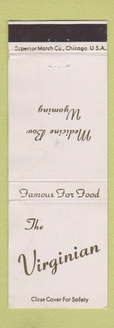 Matchbook Cover - Virginian Medicine Bow WY