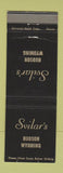 Matchbook Cover - Svilar's Hudson WY WEAR