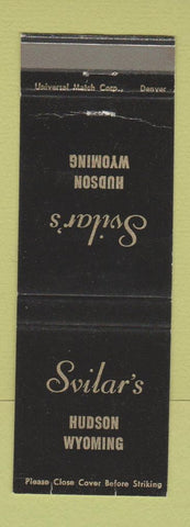 Matchbook Cover - Svilar's Hudson WY WEAR