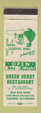 Matchbook Cover - Green Derby Restaurant Casper WY