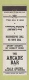 Matchbook Cover - Arcade Bar Casper WY