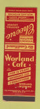 Matchbook Cover - Cheerio Lounge Worland Cafe Worland WY