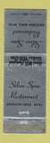 Matchbook Cover - Silver Spur Restaurant Jackson Hole WY WEAR