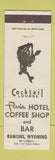 Matchbook Cover - Ferris Hotel Rawlins WY
