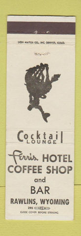 Matchbook Cover - Ferris Hotel Rawlins WY