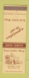 Matchbook Cover - Trail Coffee Shop Cheyenne WY
