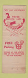 Matchbook Cover - Hesse Foods Seattle WA