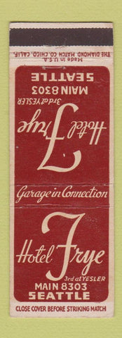Matchbook Cover - Hotel Frye Seattle WA